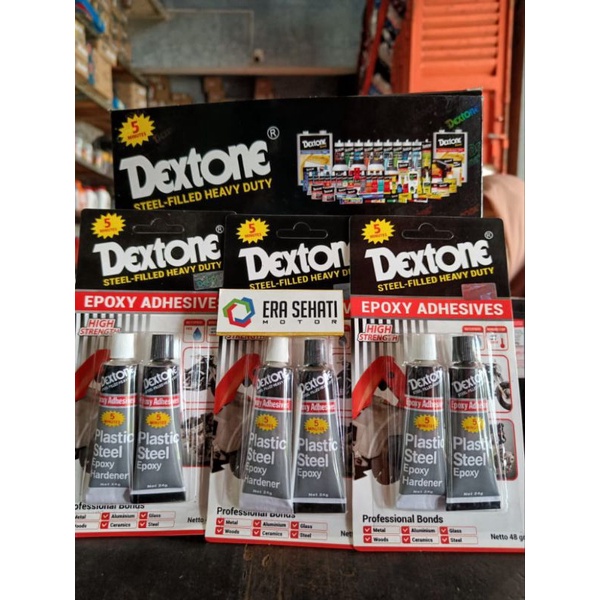 Jual Lem Dextone Menit Minutes Lem Besi Logam Keramik Kayu Kaca Aluminium Baja