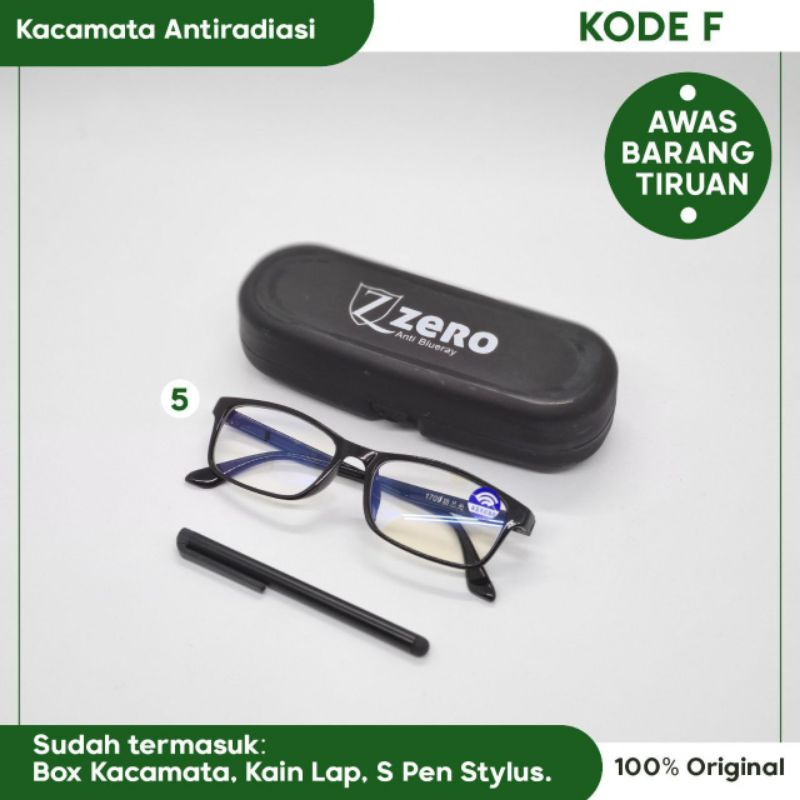 KACA MATA Anti Radiasi Original Lentur Ringan Blueray Reguler