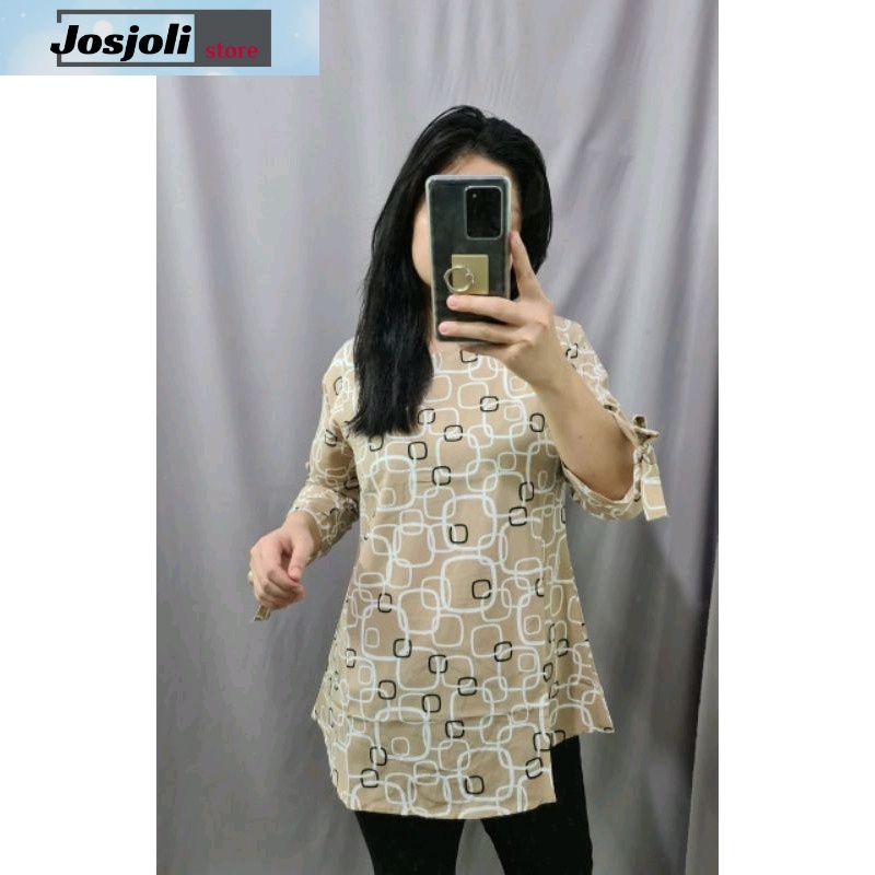 JOSJOLI_STORE/Sale Atasan Wanita/Baju Blouse Wanita/Baju Santai Kekinian/Realpict