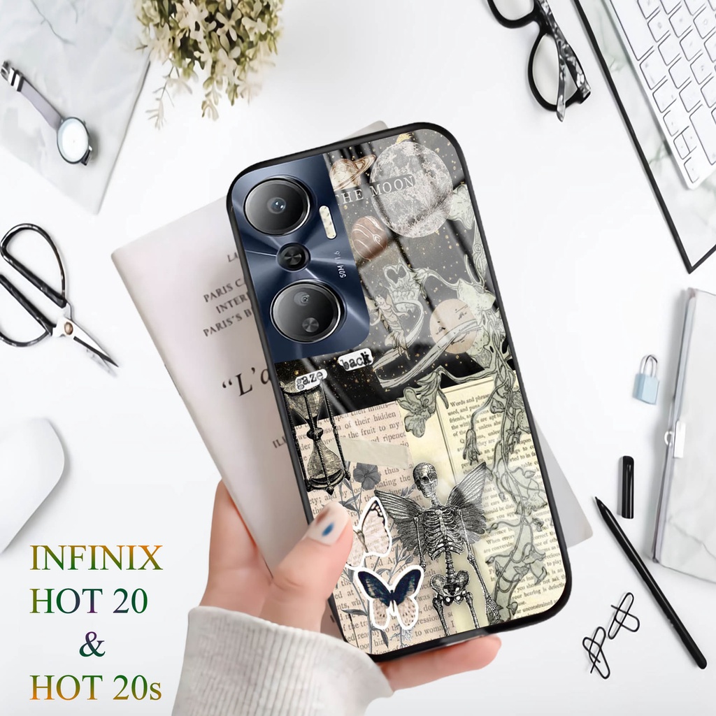 Softcase Kaca INFINIX HOT 20 HOT 20S HOT 20i- Case Handphone INFINIX HOT 20 HOT 20S HOT 20i [T82].