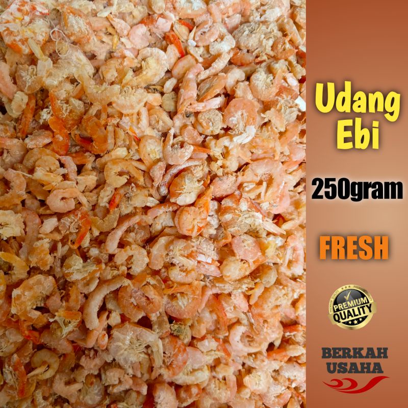 

IKAN ASIN UDANG EBI KUPAS FRESH 250gram