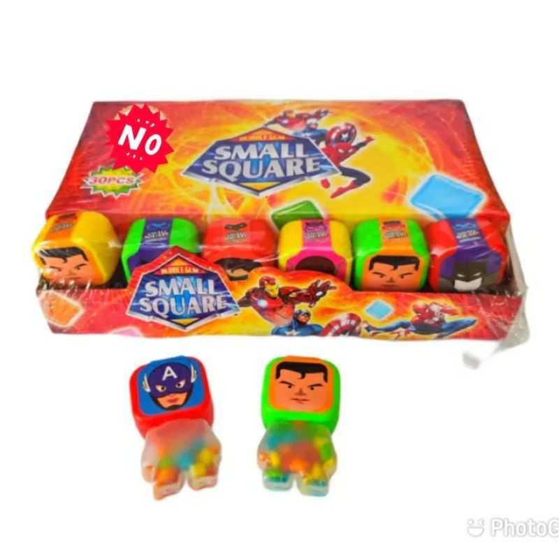 

PERMEN KARET SMALL SQUARE BUBLLE GUM 1 BOX ISI 30PC