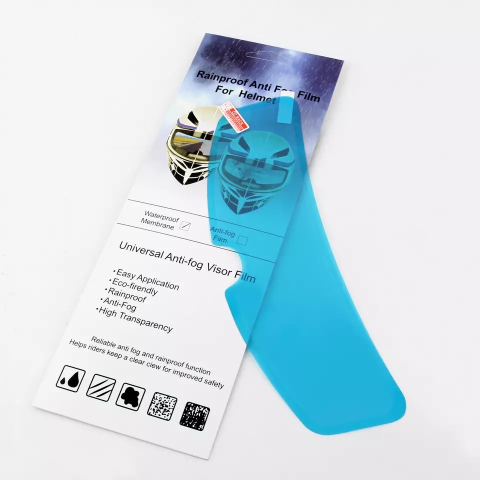 [XOQ] STICKER HELM ANTI AIR DAN ANTI KABUT / KACA FILM HELM RAINPROOF / ANTI FOG HELM
