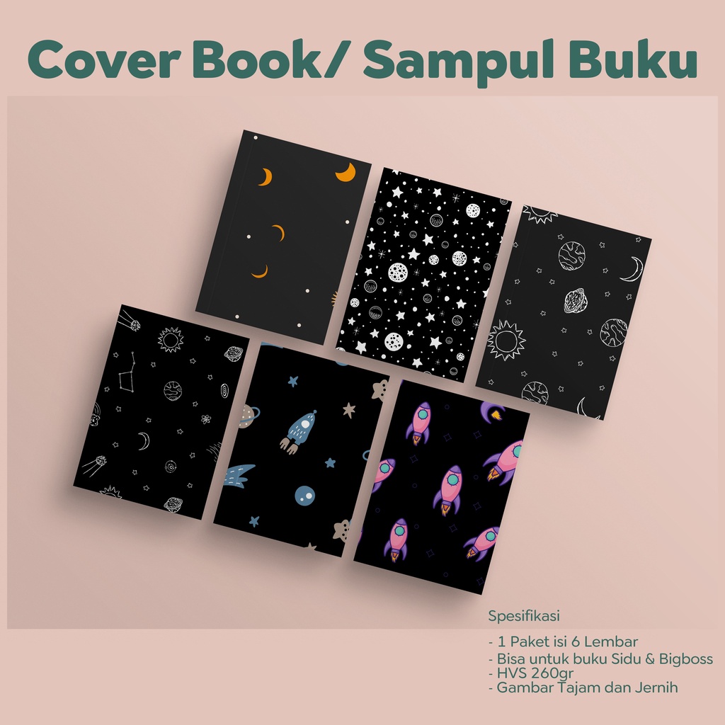 Jual COVER BOOK | SAMPUL BUKU AESTHETIC | SAMPUL BUKU SEKOLAH | BOOK