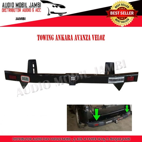 TOWING BELAKANG / TANDUK BELAKANG MOBIL / PENGAMAN BUMPER BELAKANG MOBIL AVANZA VELOZ ANKARA