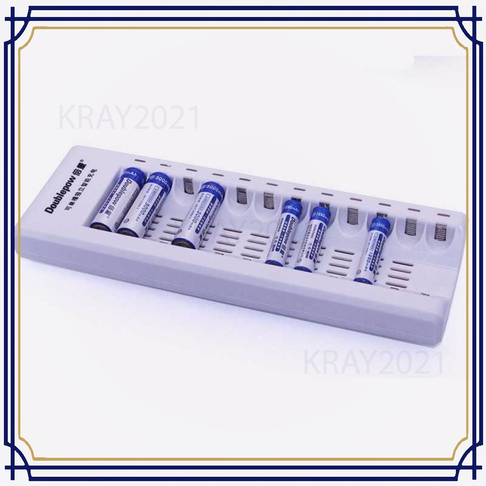 Charger Baterai 12 Slot Rapid Charger AA/AAA Ni-Mh Ni-Cd - DP-K12