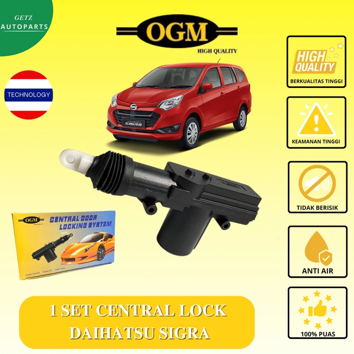 Central Lock Sentral Lock Central Door Lock System Centrallock Komplit 4 Pintu Kunci Mobil Daihatsu 