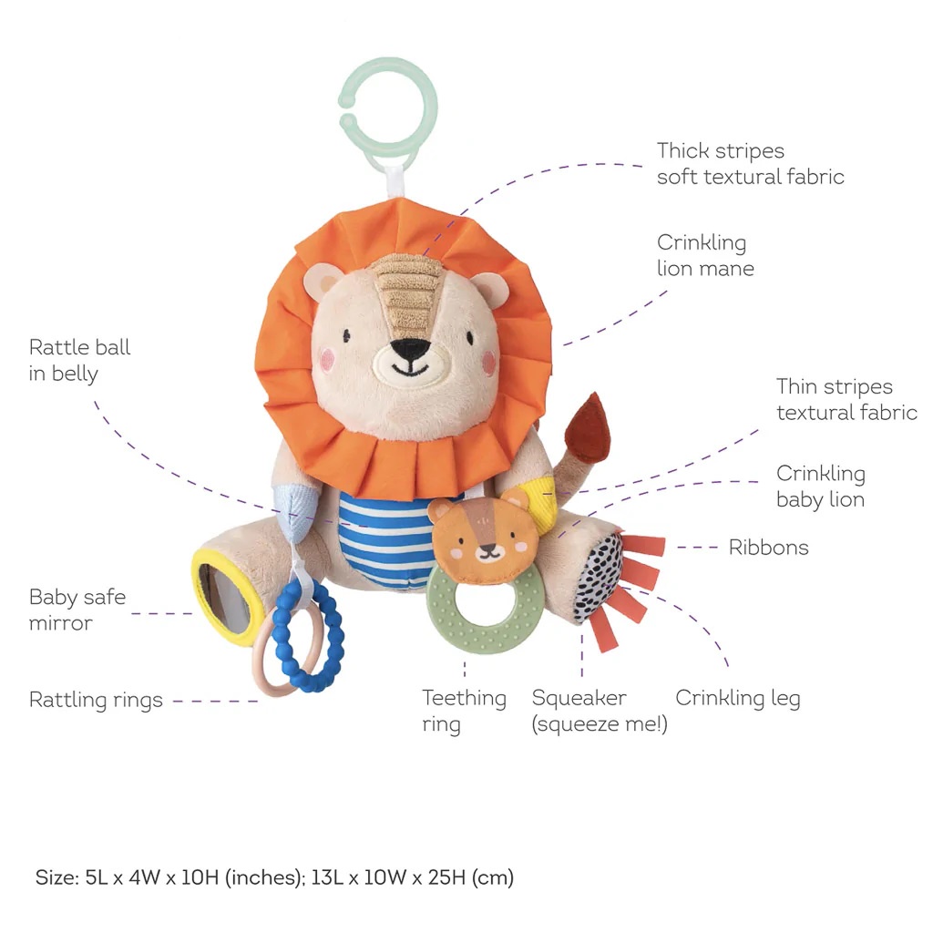 Taftoys Activity Toys - Taf Toys Harry the Lion Activity Toy