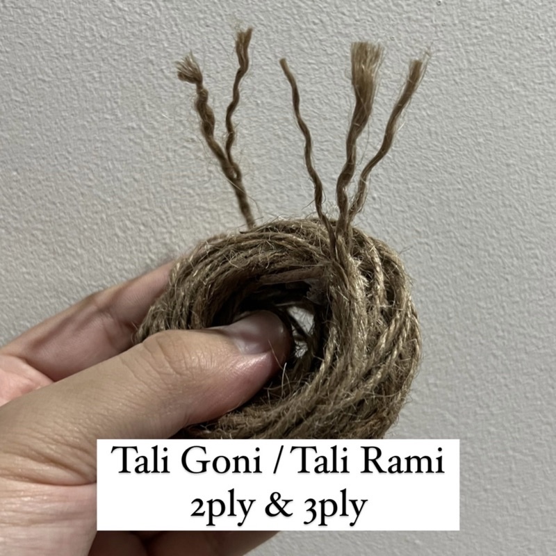 

(5 meter) Tali Goni Rami 2 Ply & 3 Ply Jerami Polaroid