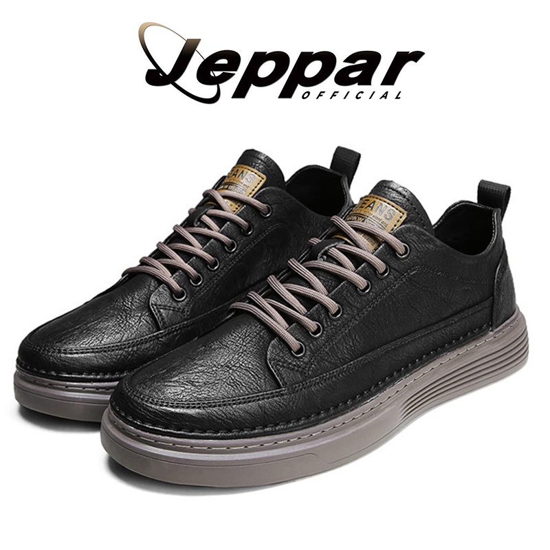 Jeppar Official - Sepatu Pria JN POOLD / Sepatu Import Kulit Sintetis Pria Casual