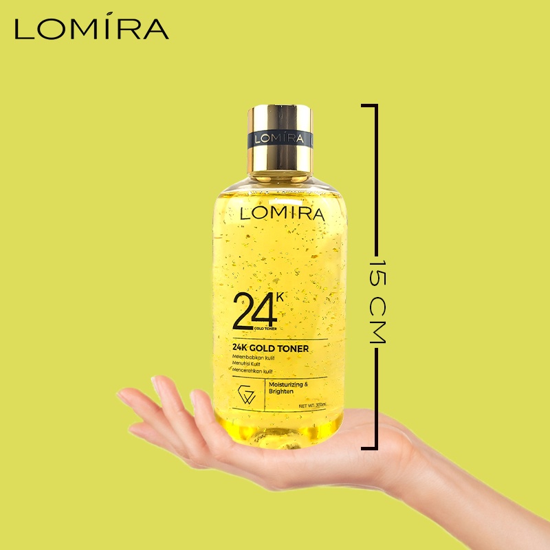 Lomira 24k Gold Toner 300 ML BPOM ORIGINAL