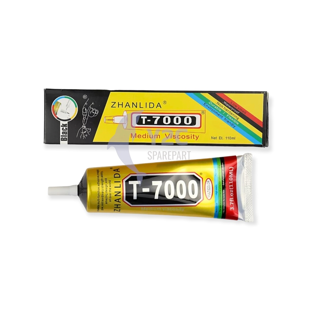 LEM LCD ZHANLIDA T7000 110ML HITAM / TOUCHSCREEN / TASKRIN / TC / ALAT SERVIS HP TERLENGKAP