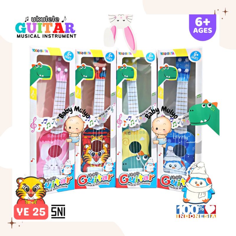 Mainan gitar ukulele anak/kado mainan  anak gitar alat musik anak/mainan edukasi anak