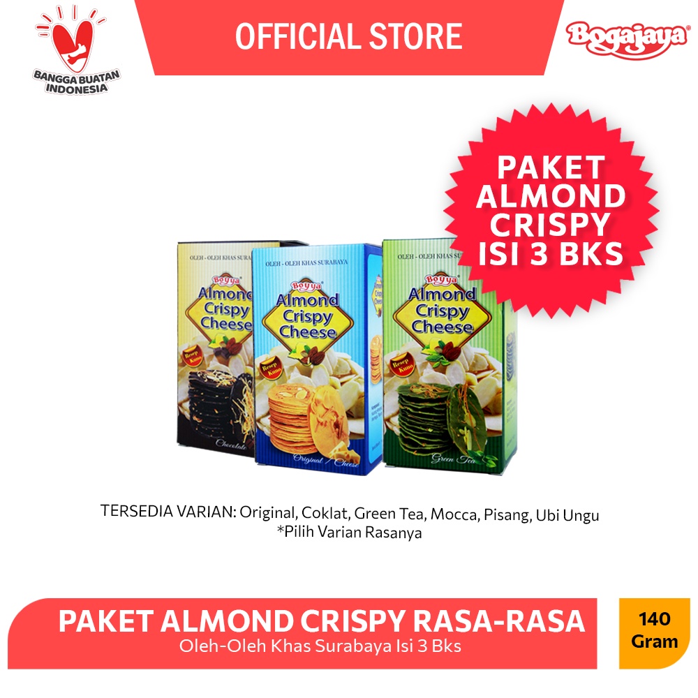 

ALMOND CRISPY CHEESE PAKET PROMO ISI 3 BKS <PROMO>