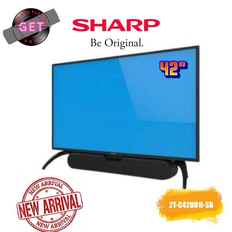 BARU LED TV SHARP SOUNDBAR 42" INCH - 2T-C42DD1i-SB [NEW IIOTO SERIES] (KOTA TEGAL)