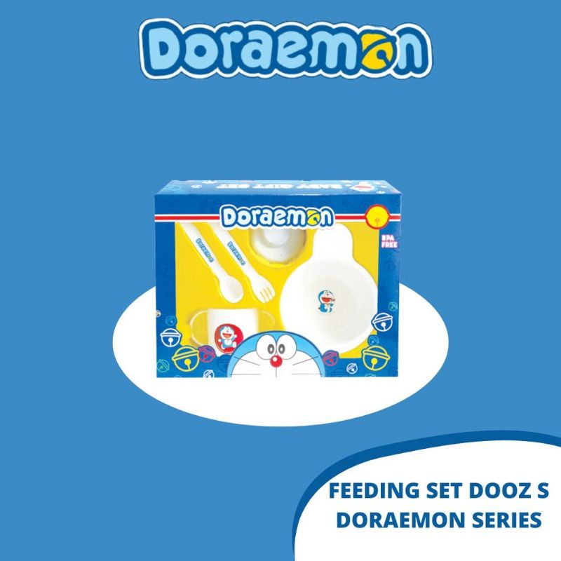 Feeding Set Doraemon Perlengkapan Makan Bayi Bunny