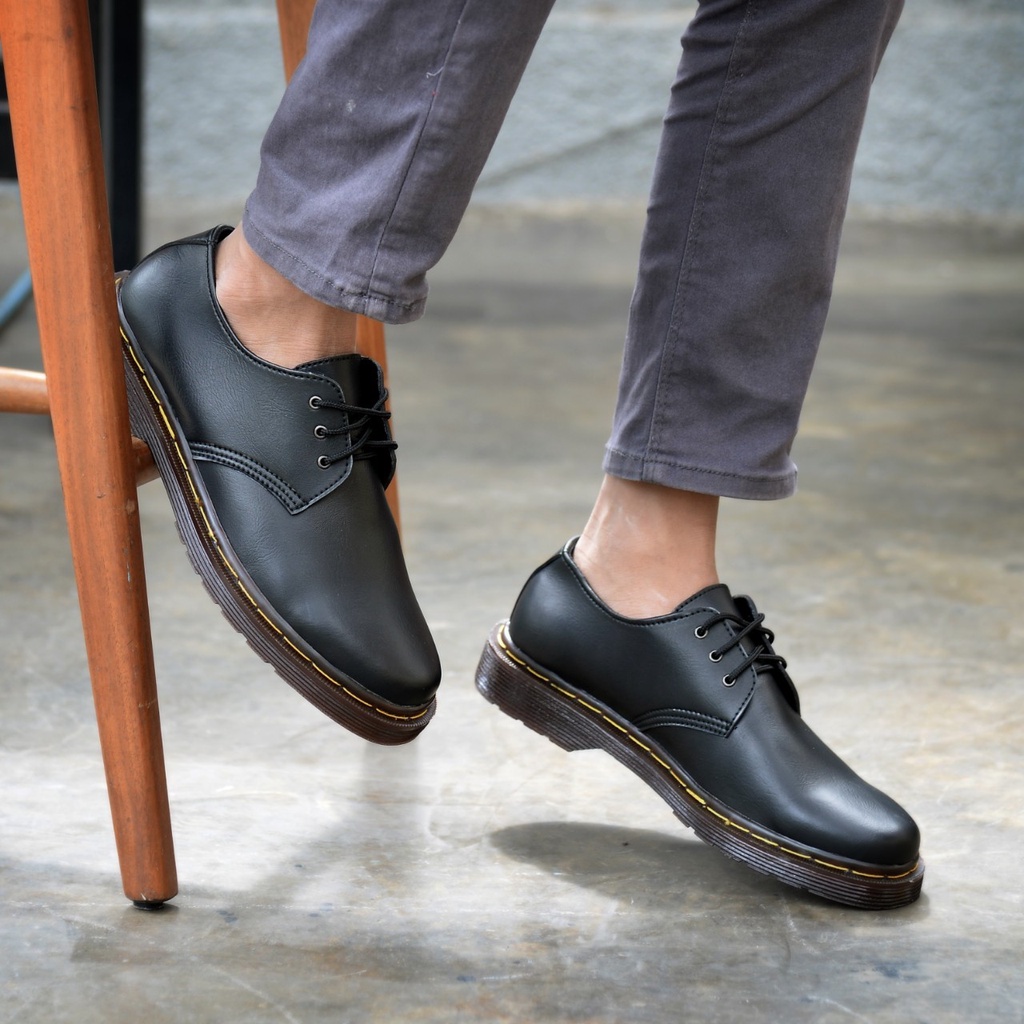 RIONZ X ROMAN SERIES - Sepatu Formal Casual Pantofel Pria Resmi Formal Kasual Hitam Coklat Brown Black Kantor Kuliah Kondangan Kerja Dinas Guru Terbaru Rerlaris Murah