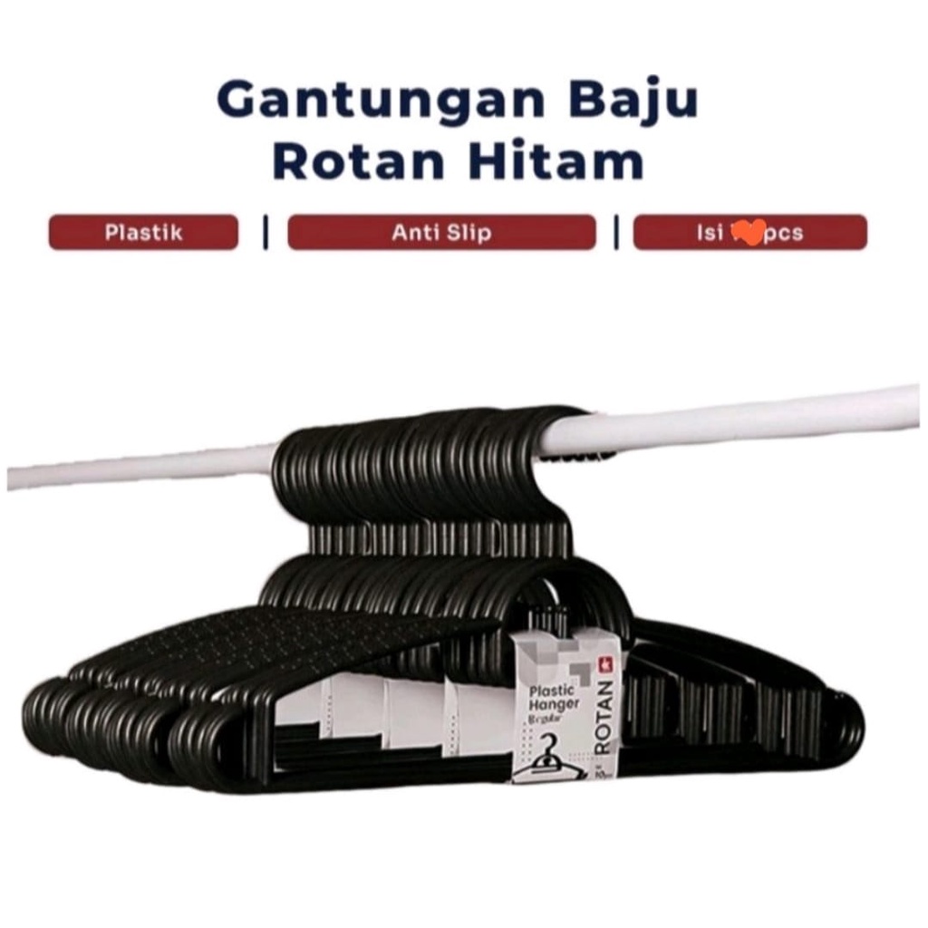 HANGER PLASTIK GOLDEN OX HANGER // GANTUNGAN BAJU PLASTIK DEWASA