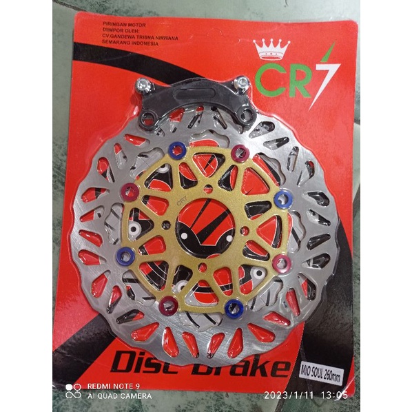 CAKRAM DISK PIRINGAN DEPAN CR7 MIO SPORTY SOUL SMILE XEON FINO CARBU - 260MM