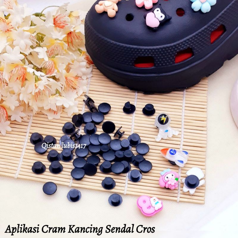 Aplikasi Cram Sendal Cros Polos /10 pcs