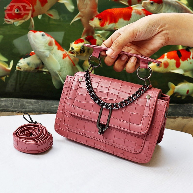 AKACI Tas Selempang Wanita Croco Micro AK 02-6736 Sling Bag Terbaru Kekinian Style Korea THR