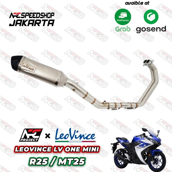 Knalpot Leovince Lv One Mini Header Arc Project Yamaha R25 Leovince #Original