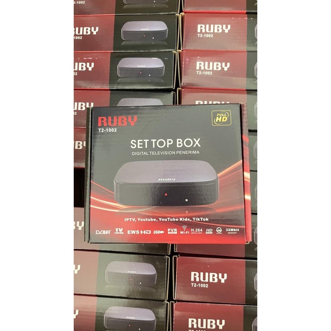 RUBY SET TOP BOX STB TV DIGITAL BISA IPTV