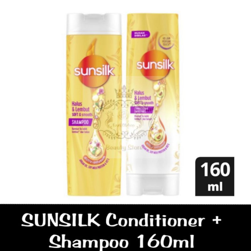 Jual Paket Sunsilk Soft And Smooth Shampoo Conditioner 160ml Shopee Indonesia 8758