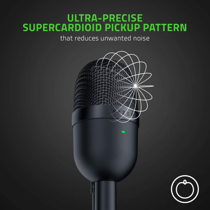 Razer Seiren Mini - Ultra-compact Streaming Microphone - Garansi Resmi