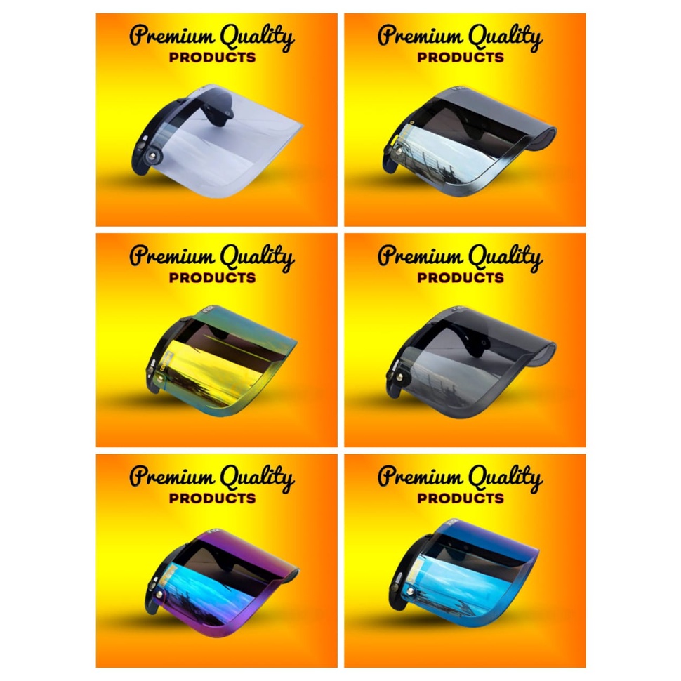 Visor, Kaca Helm Datar / FLAT Bogo, Kaca Helm FLAT JPN, Kaca Helm Datar INJAK ORIGINAL