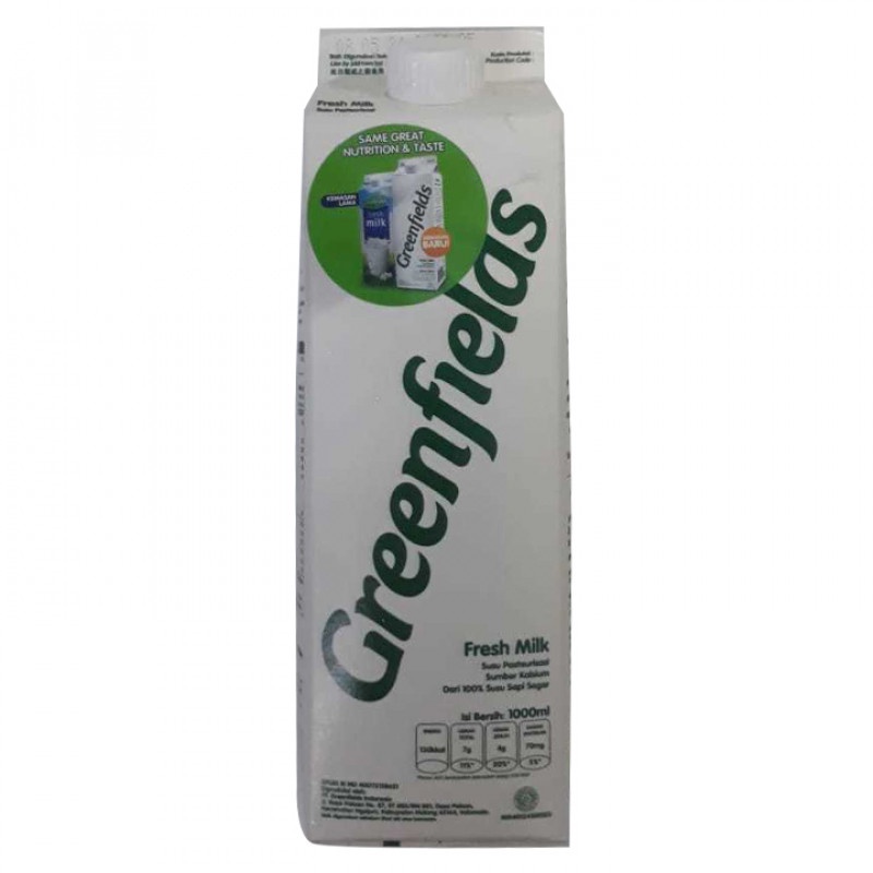 

Greenfields Milk Fullcream Kotak 950ML