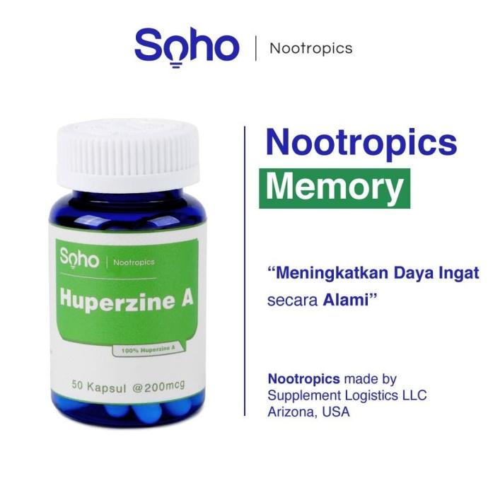 Soho Nootropics: Huperzine A 50 Kapsul - Meningkatkan Daya Ingat