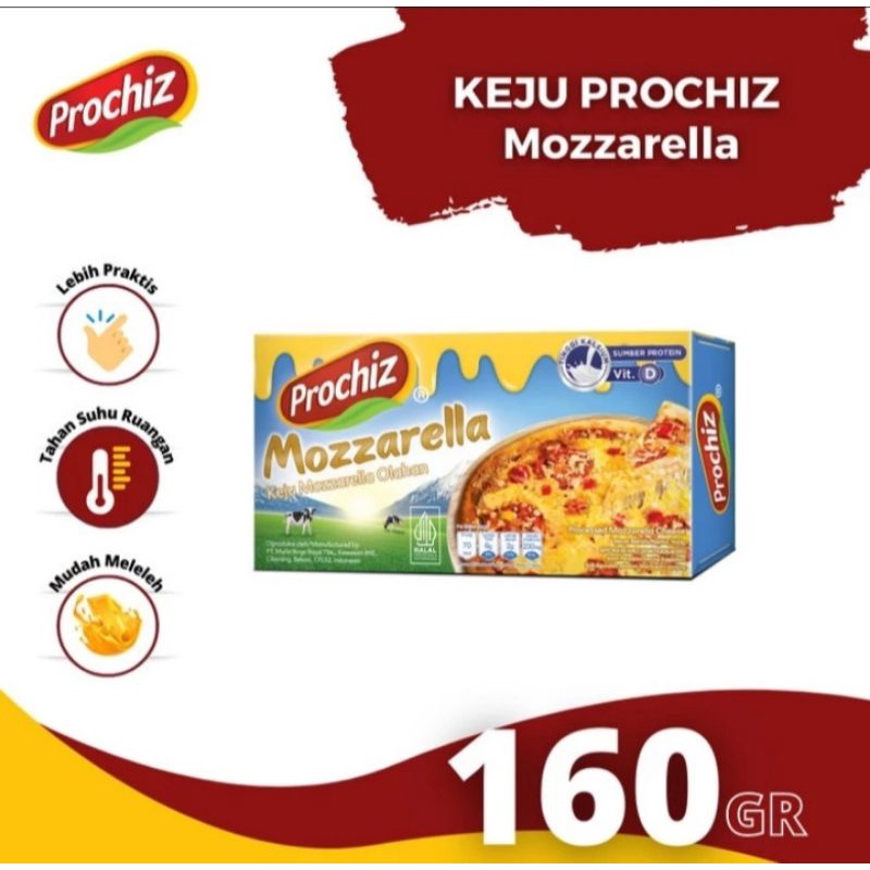 

Keju Prochiz Mozarella 160 gr Harga Satuan