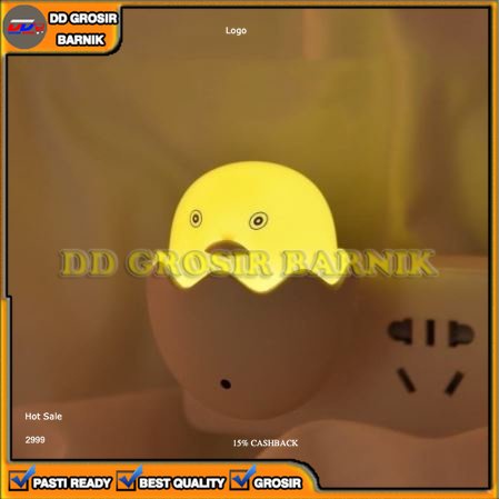 [DGB] LAMPU TIDUR LED SENSOR CAHAYA TELUR TELOR AYAM DEKORASI RUANGAN NIGHT LAMP