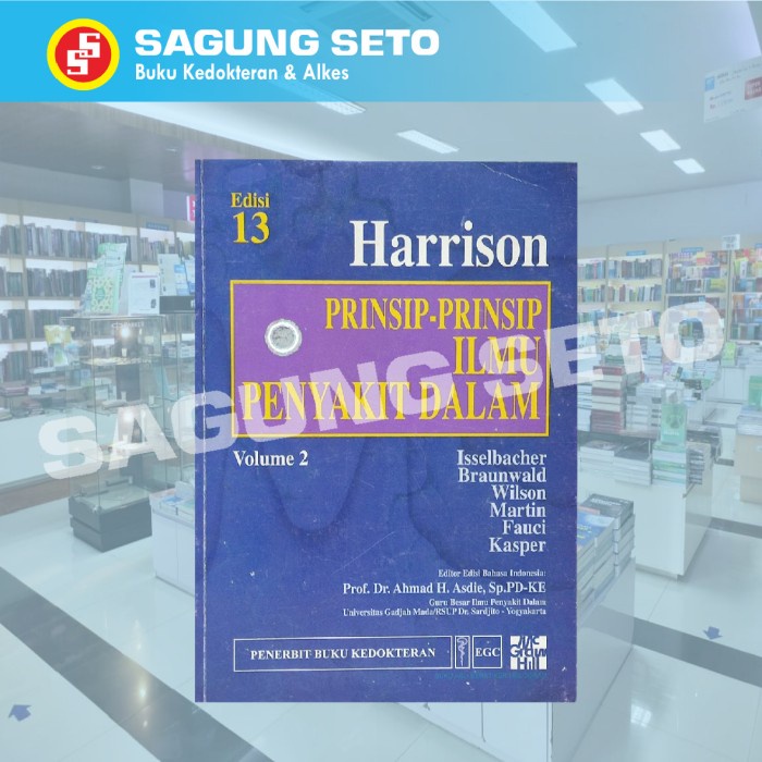 Buku Buku Harrison Prinsip-Prinsip Ilmu Penyakit Dalam / Ipd Vol. 2 Ed.13