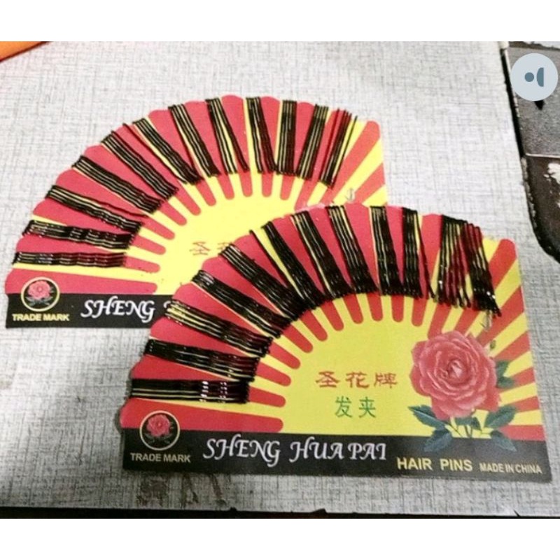 jepitan lidi hitam/jepitan rambut lidi hitam