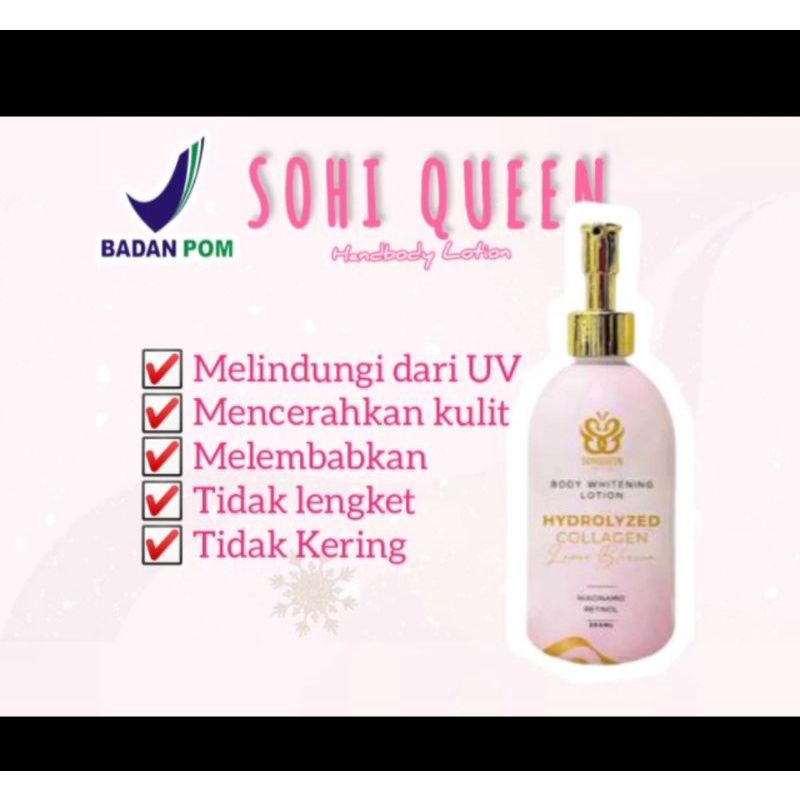 BodyLotion SohiQueen Japan Style 250ML Bpom