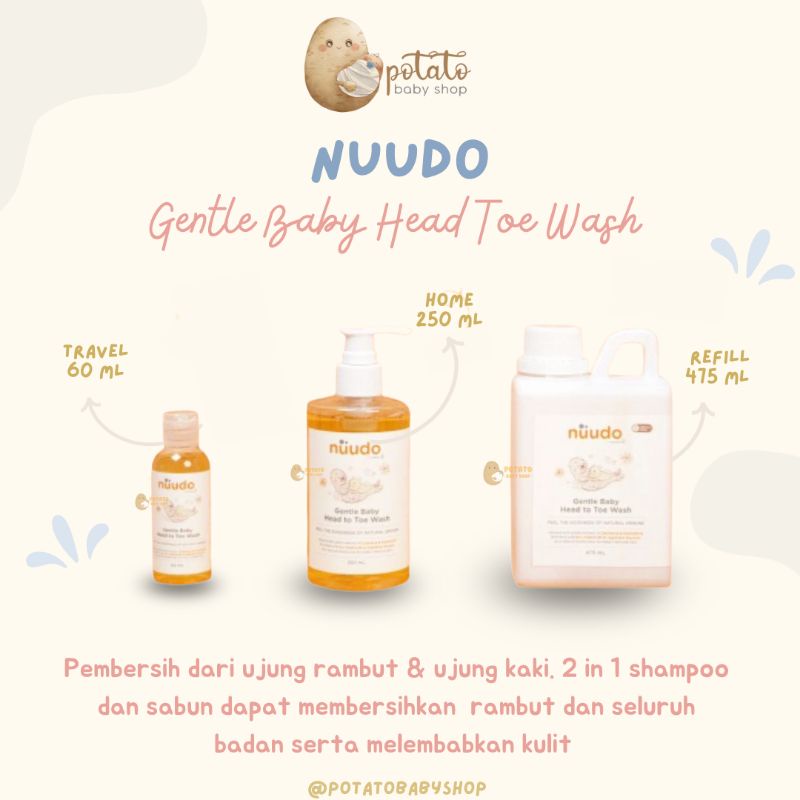 Nuudo - Gentle Baby Head To Toe Wash