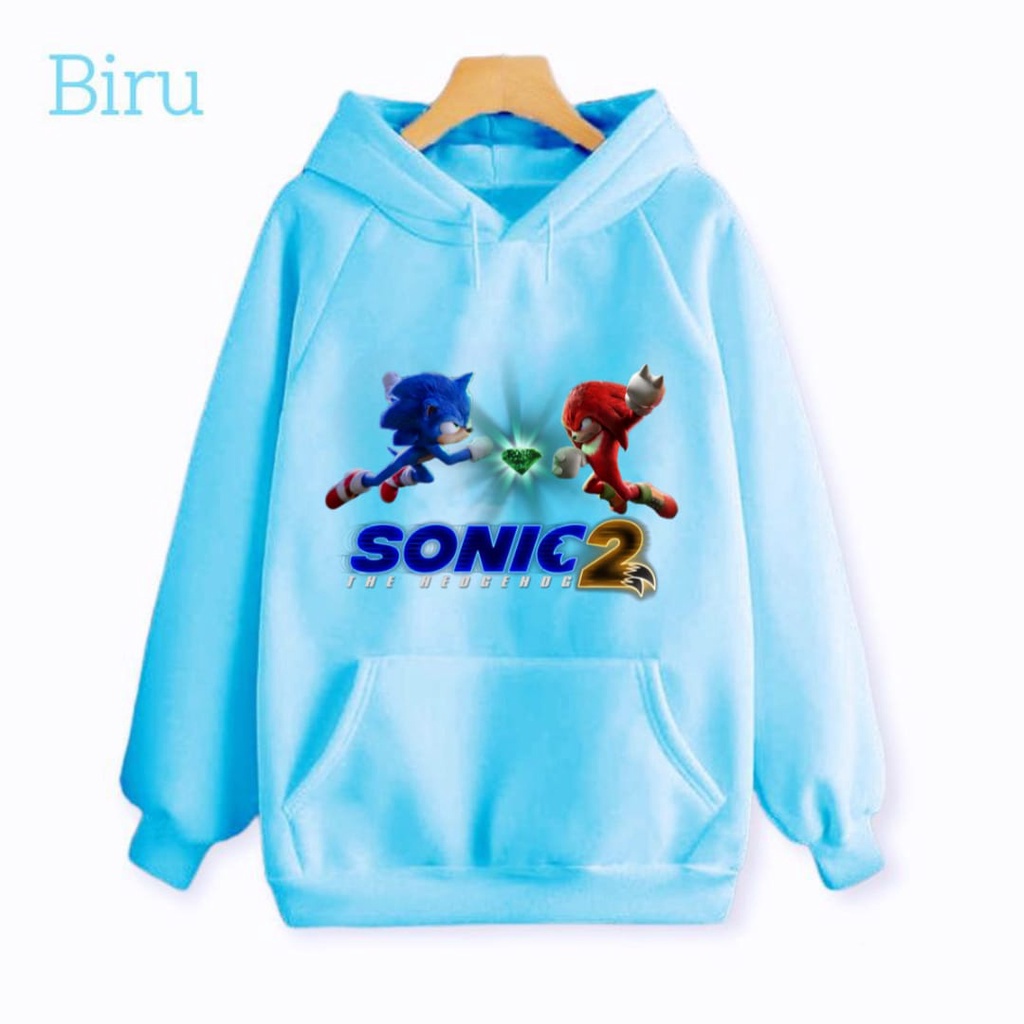 Hzl_outfit Sweater Hoodie Sonic Vs Sonic Hoodie Anak Anak