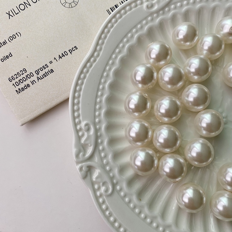 10 /12 /14mm Retro Mutiara Anting Telinga Klip Wanita Tanpa Tindik Telinga Perhiasan Aksesori