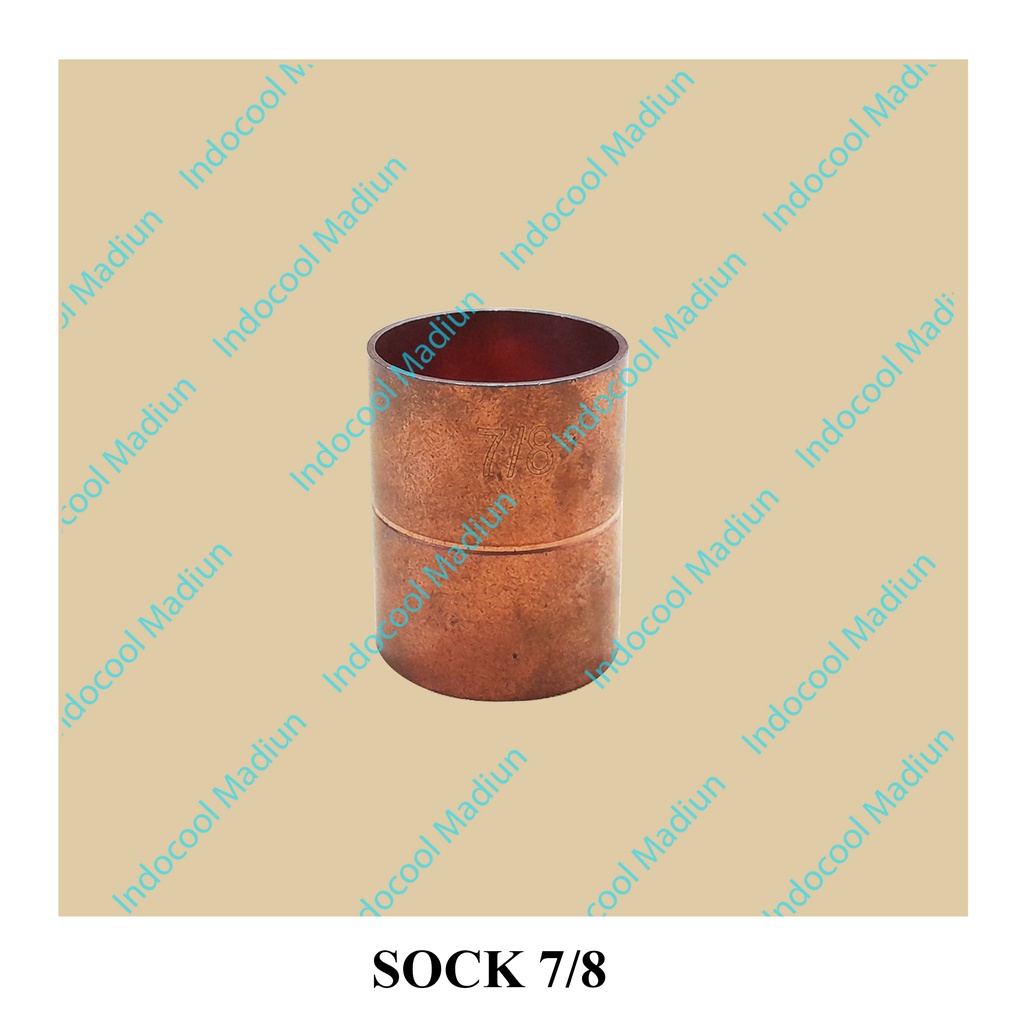 SK7/8 SAMBUNGAN PIPA AC/SOCK PIPA AC TEMBAGA 7/8 INCH