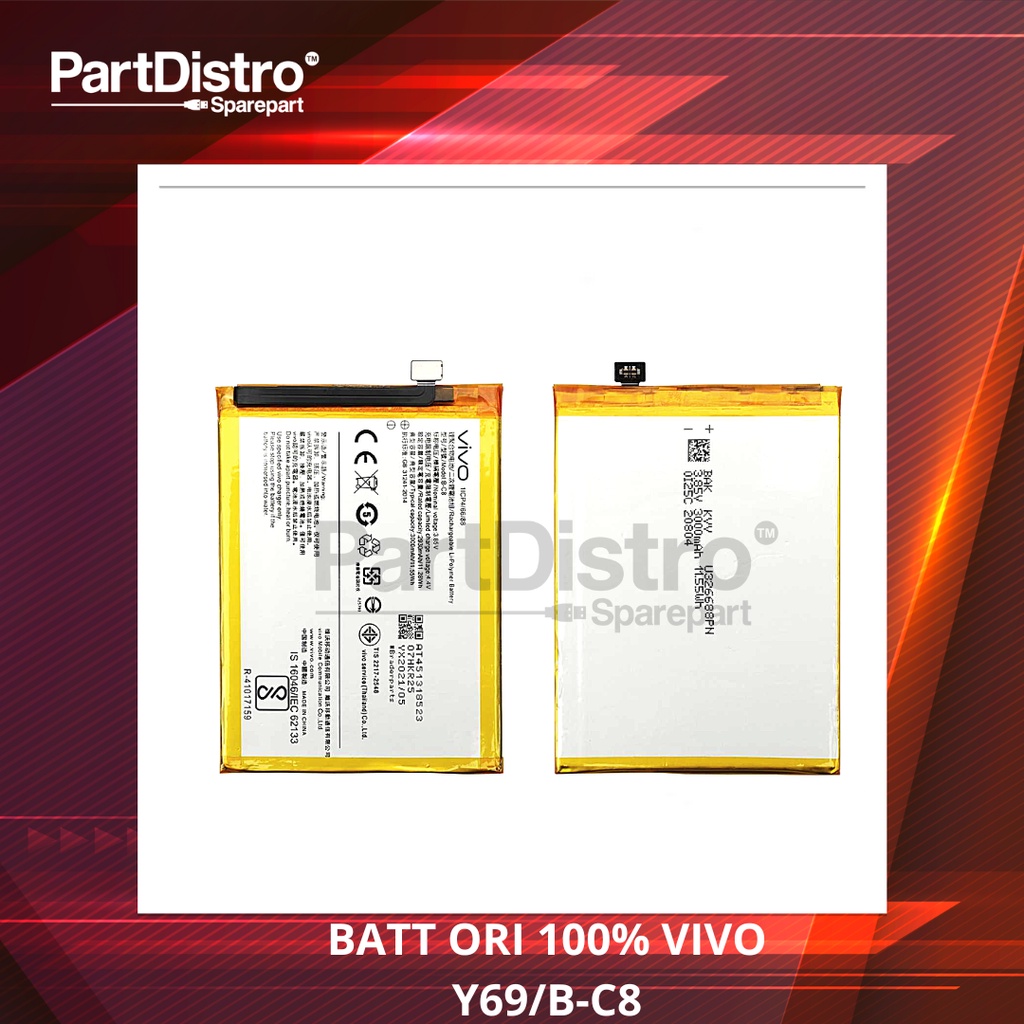 BATERAI BATTRAI  ORI 100% VIVO Y69/B-C8