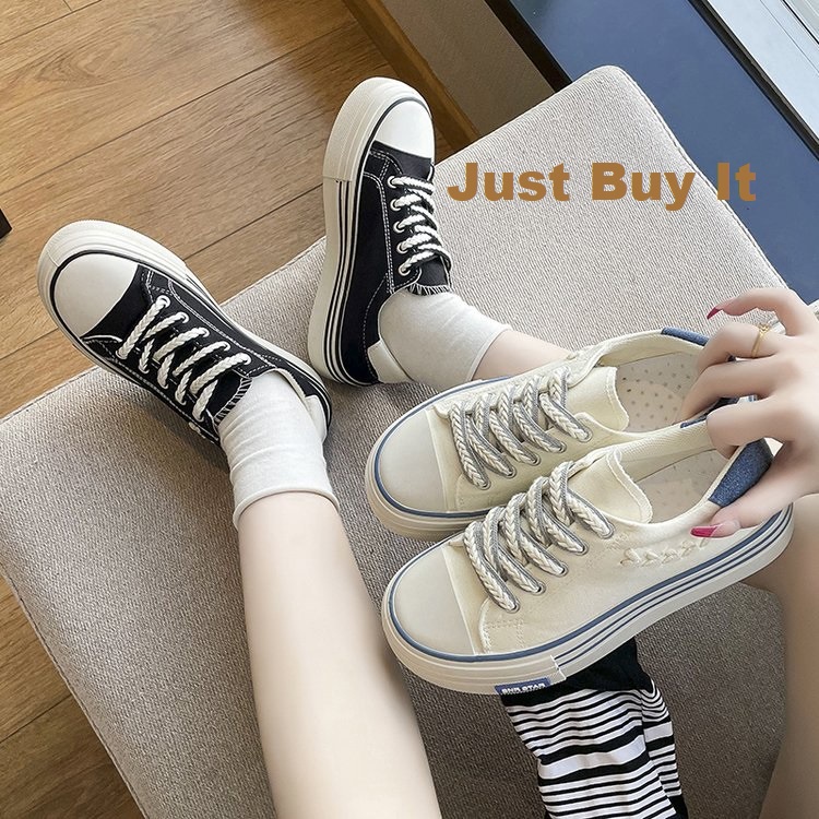 JBI-0258 Sepatu Wanita Canvas Import Original Sepatu Sneakers Kanvas Wanita Elegan Fashion Terbaru Quality Premium