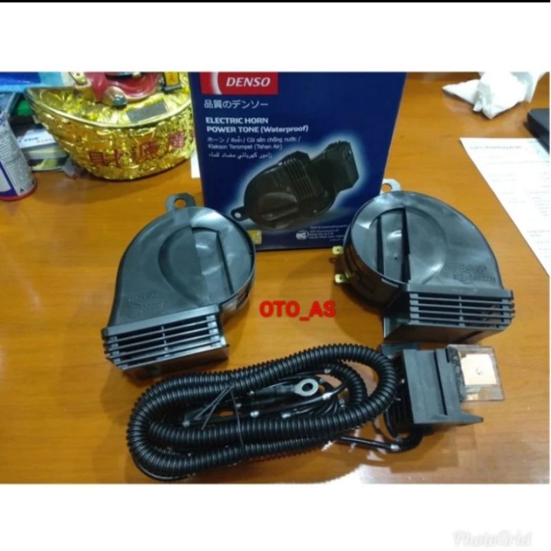 Paket klakson denso + kabel relay mobil ALPHARD