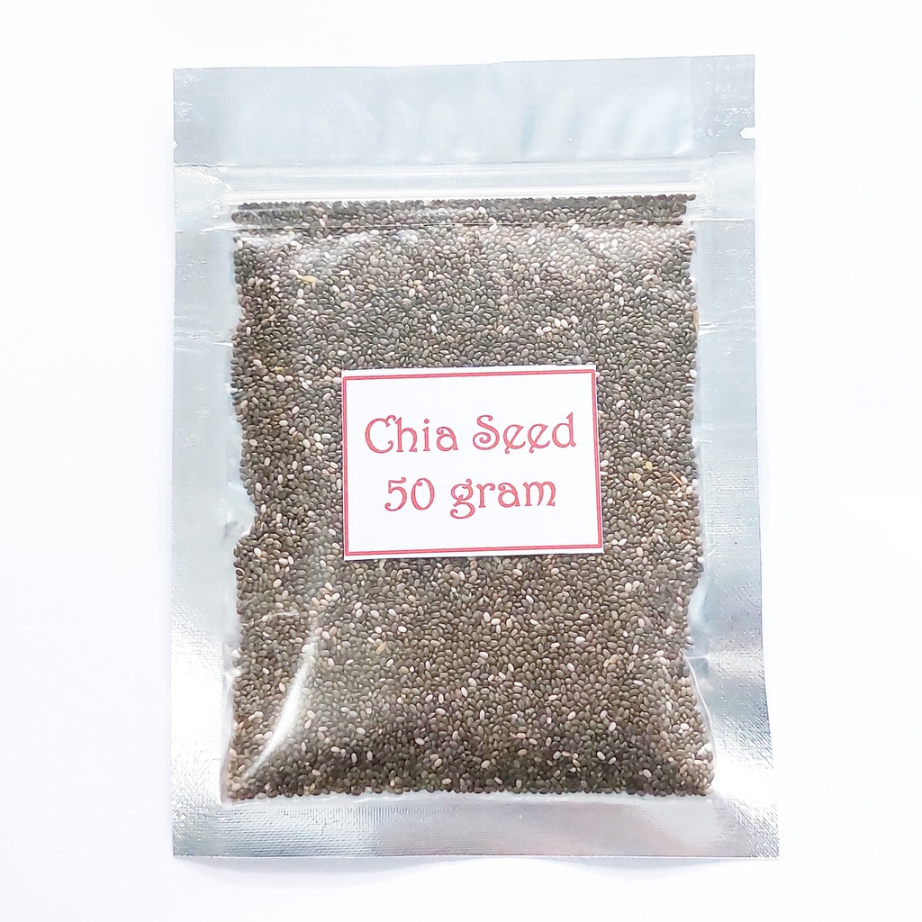 

Organic Chia Seed Mexico 50 gram bumbudapurbintang