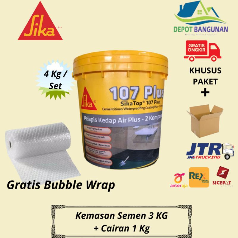 Sika Top 107 Sikatop 107 Plus Waterproofing 2 Komponen 4 KG PAKET