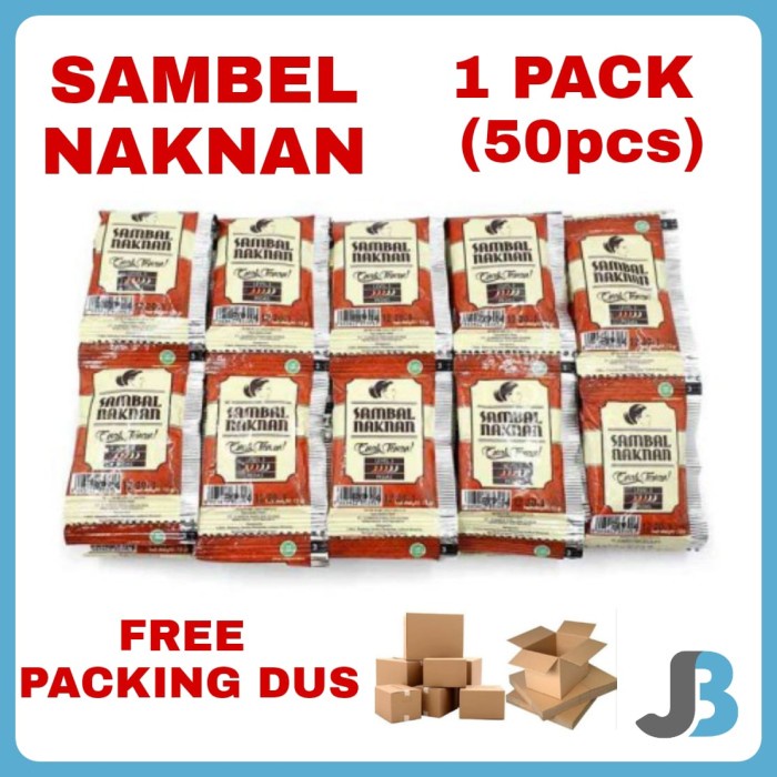 

[BEST SELLER] Sambal Naknan Bawang Sachet Pack Level 3