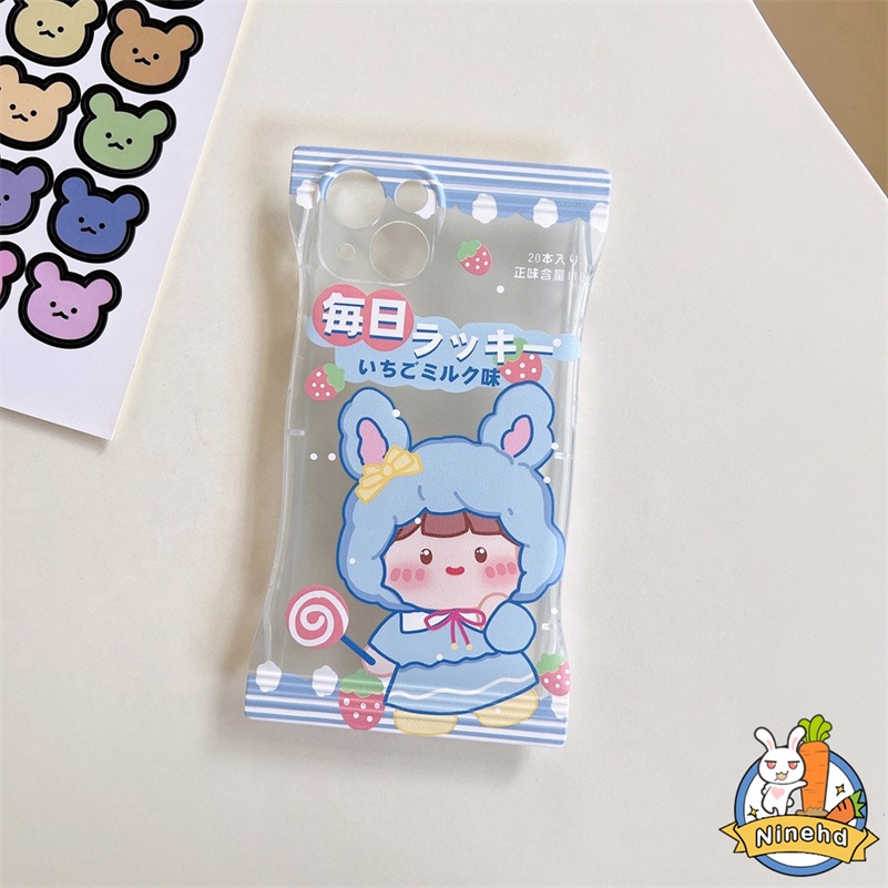 IPHONE Casing Kompatibel Untuk Iphone14 13 12 11 Pro Max X Xr Xs Max8 7 6 6s Plus Se2020 Casing Ponsel Kreatif Kartun Super Cute All Inclusive Lensa Silicone Soft Case Cover Pelindung