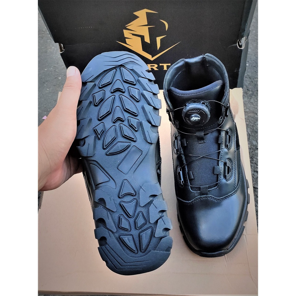 SEPATU PDH NEW SPARTAN TALI PUTAR DEPAN