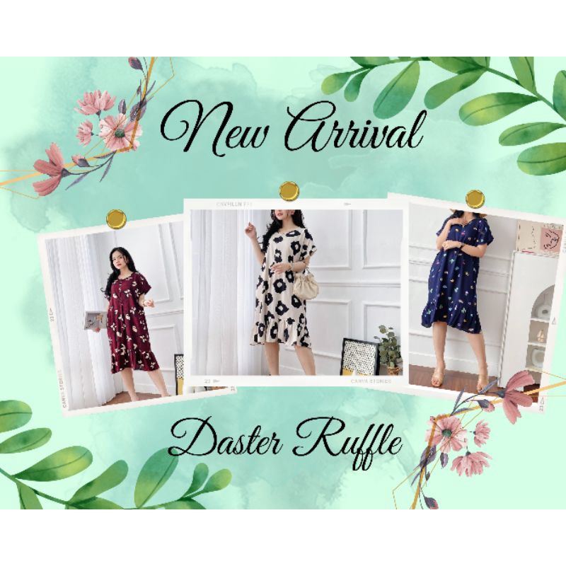 Daster Ruffle / New Arrival/ Busui Friendly/COD SAFITRI_MODIES